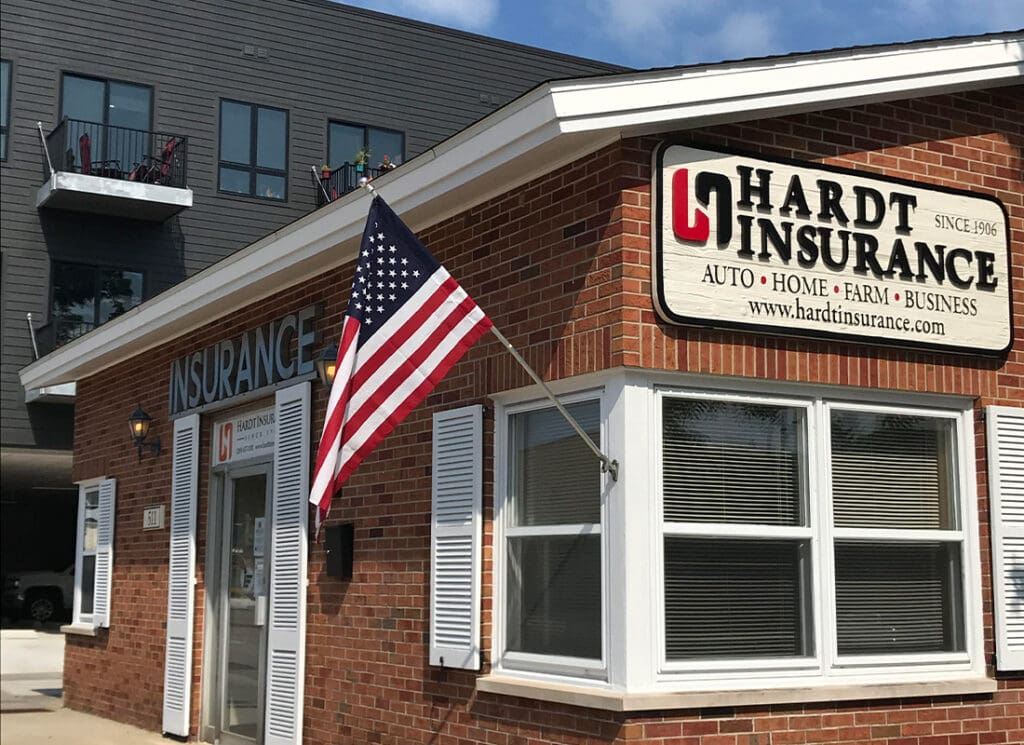 About Our Agency - Close Up View of Our Insurance Building on a Nice Summer Day